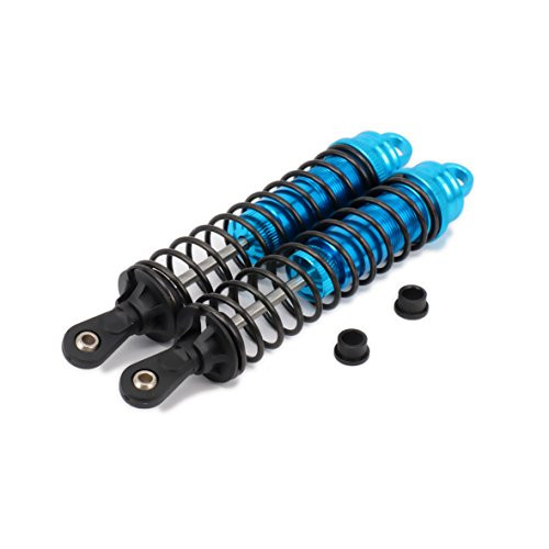 RCAWD Shock Absorber Damper 81003 122mm Oil Adjustable Aluminum for Rc 1 8 Buggy Crawler Car Upgraded Hop-Up Parts HPI HSP Traxxas Losi Axial Tamiya Himoto 2Pcs Blue