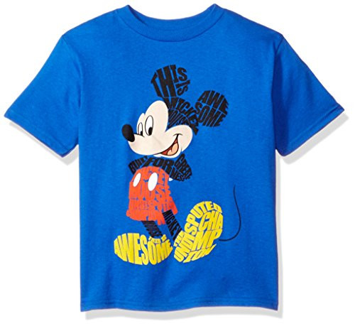 Disney baby boys Mickey Mouse Short Sleeve T-shirt T Shirt  Blue  7 US Disney baby boys Mickey Mouse Short Sleeve T-shirt T Shirt  Blue  7 US