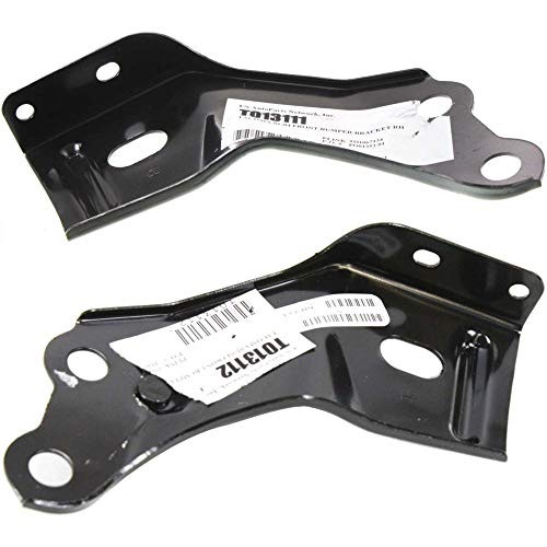 Bumper Bracket Compatible with Toyota Tacoma 04 Front Right and Left Side Set of 2 Steel