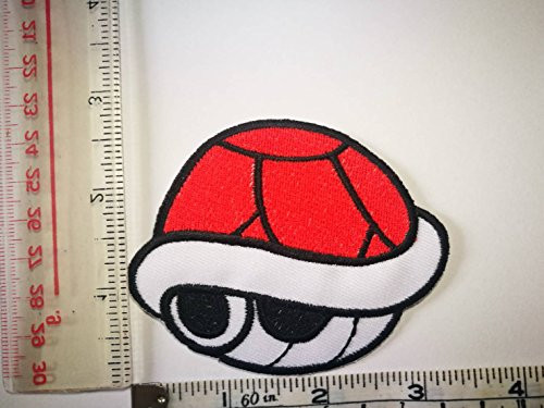 TNK - Red Turtle Sew or Iron On Patches Embroidered Patch Motif Applique TNK - Red Turtle Sew or Iron On Patches Embroidered Patch Motif Applique