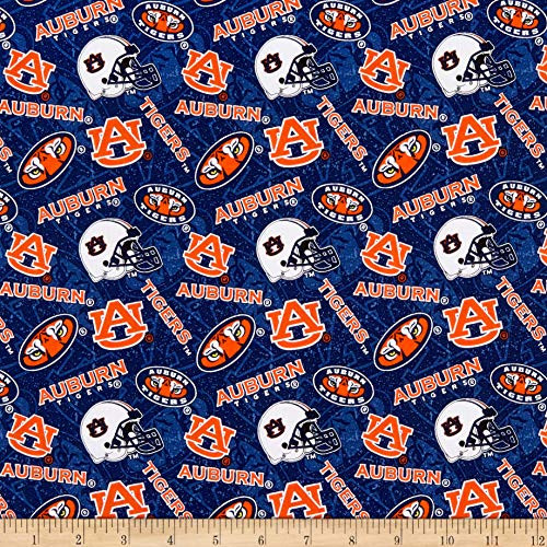 Sykel Enterprises NCAA- Auburn 1178 Tone on Tone Orange Navy White Fabric by the Yard Sykel Enterprises NCAA- Auburn 1178 Tone on Tone Orange Navy White Fabric by the Yard