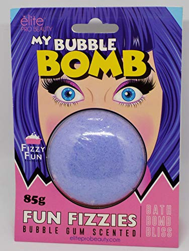 Elite Pro Beauty Bubble Bomb  Bubble Gum Scented Bath Bomb  Purple