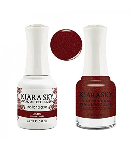 Kiara Sky Matching Gel Polish Plus Nail Lacquer  Diablo.5 fl. oz