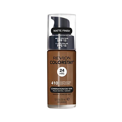 Revlon Colorstay SPF 15 Makeup Foundation for Combination Oily Skin  Cappuccino  1 Fl Oz