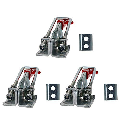 Utoolmart Toggle Latch Clamp 318Kg Capacity Pull Action Adjustable Latch CS-431 3pcs