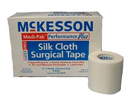MCKESSON Surgical Tape Medi-Pak Performance Plus Silk 2" X 10 Yards NonSterile  16-47120  6 Rolls Sold Per Box