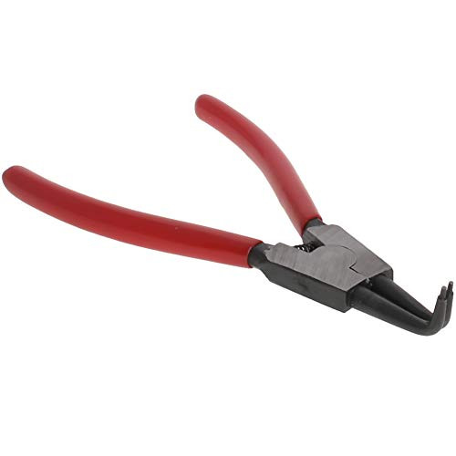 Utoolmart External Retaining Ring Pliers 7 inch 90 Degree Bent Snap Ring Pliers Precision Circlip Pliers 2pcs