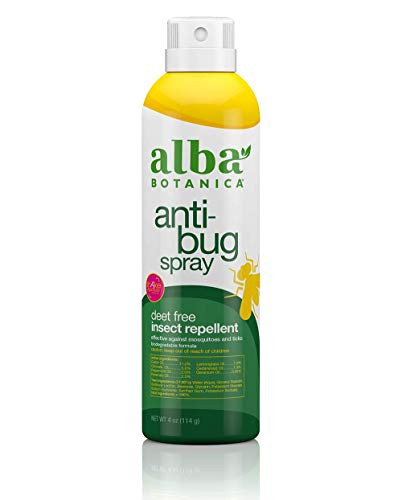 Alba Botanica Anti-Bug Spray  Deet Free Insect Repellent  4 Oz