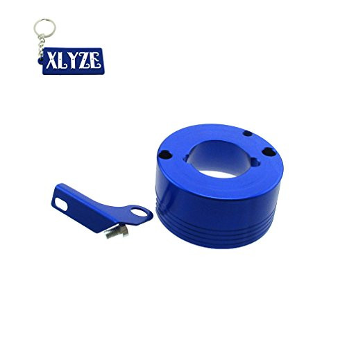 XLYZE Air Filter Adapter With Choke Bracket For 11HP 13HP Honda GX340 GX390 Clone Engine Go Kart Predator 301cc 420cc  Blue