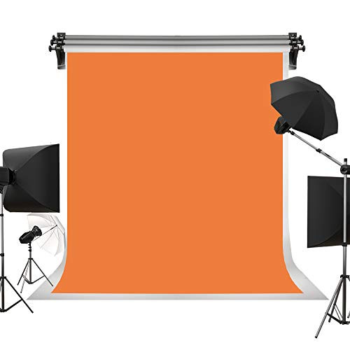 Kate 5ftx7ft Solid Orange Backdrop Portrait Background for Photography Studio