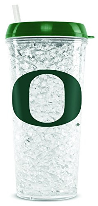 NCAA Oregon Ducks 16oz Crystal Freezer Tumbler with Lid and Straw NCAA Oregon Ducks 16oz Crystal Freezer Tumbler with Lid and Straw