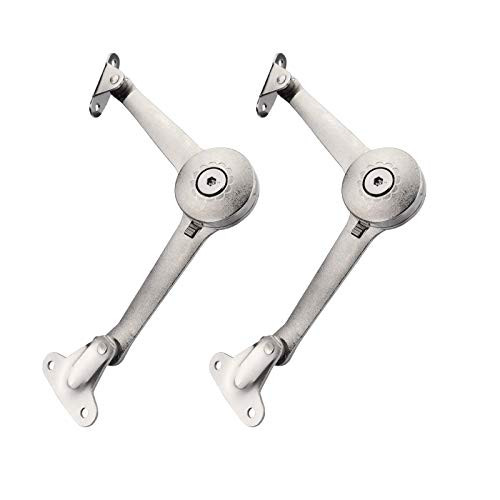 Lid Support Hinge  Lid Stay with Soft Close Toy Box Hinge Chest Hinge Support Drop Lids of Cabinets Cupboard Wardrobe Max Weight Support 40lb 2pcs