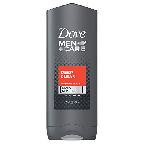 Dove MenPlusCare Body Wash Deep Clean 13.5 oz for Healthier  Hydrated and Stronger Skin Effectively Washes Away Bacteria While Nourishing Your Skin