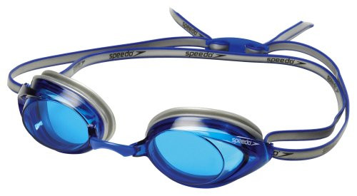 Speedo Unisex-Adult Swim Goggles Vanquisher 2.0 Blue  One Size