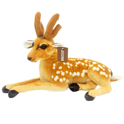 JESONN Realistic Stuffed Animals Plush Toy Spotted Deer Brown for Kids Gifts,18.9" or 48CM,1PC JESONN Realistic Stuffed Animals Plush Toy Spotted Deer Brown for Kids Gifts,18.9" or 48CM,1PC