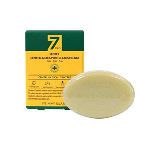 May Island  7Days Secret Centella Cica Pore Cleansing Bar 100g