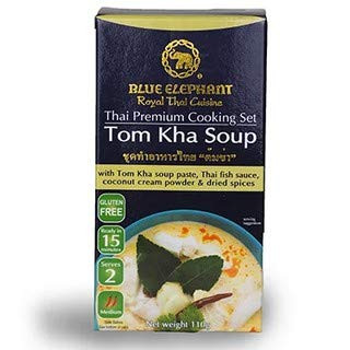 Blue Elephant Brand  Royal Thai Cuisine  Thai Premium Cooking Set  TOM KHA SOUP size 110g