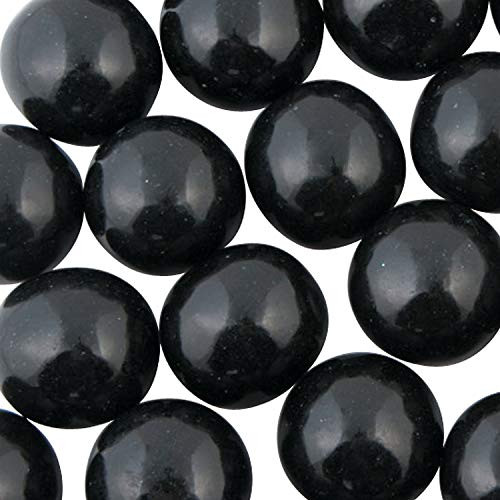 Fun Express - Black Gum Balls - Edibles - Gum - Bulk Gumballs- 97 Pieces