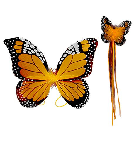 Monarch Butterfly Wing  and  Wand Set  More Colors...  Select Color  Turquoise  Orange