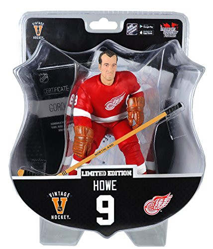 Gordie Howe  Detroit Red Wings  Red Jersey Limited Edition Exclusive 2017-18 NHL Legend 6" Figure Imports Dragon