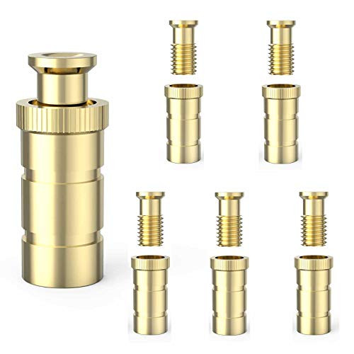 ROYOR Pool Cover Anchors for Inground Pools Swimming Pool Safety Cover Brass Anchors 5 Pack
