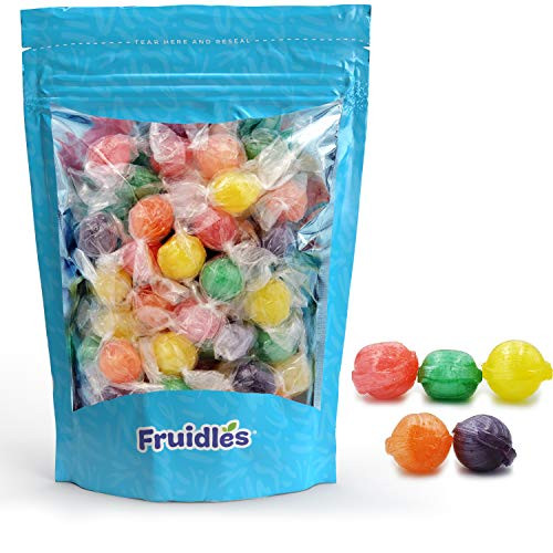 Sour Fruit Flavored Balls Hard Candy  Kosher Certified  Individually Wrapped  Assorted  2 Pound  Approx 160 Pcs