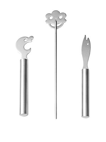 WMF Faces 3 Piece Stainless Steel Bar Set with Stirrer