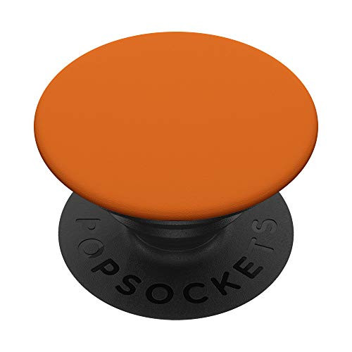 Tangerine Orange PopSockets PopGrip  Swappable Grip for Phones  and  Tablets