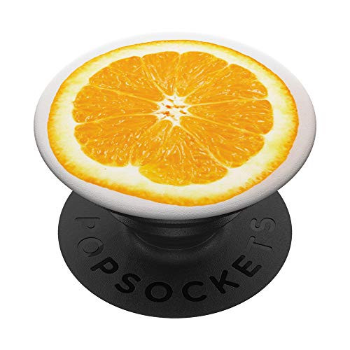 Juicy Orange PopSockets PopGrip  Swappable Grip for Phones  and  Tablets