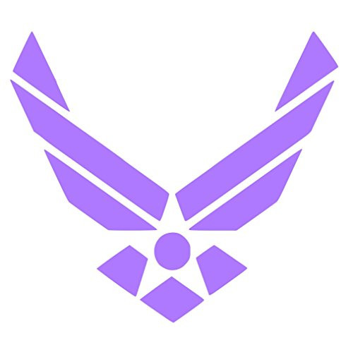 U.S. Air Force Sticker Decal  15"x12"  Purple