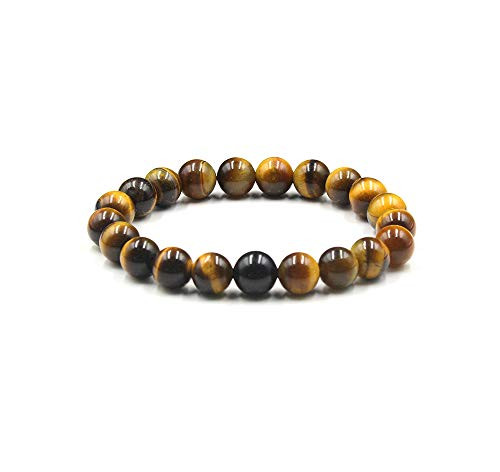 Onyx and Tiger's Eye Bracelet  Men's Bracelet  Tiger's Eye and Black Onyx Bracelet