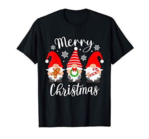 Santa Claus Garden Gnome Merry Christmas T-Shirt Santa Claus Garden Gnome Merry Christmas T-Shirt
