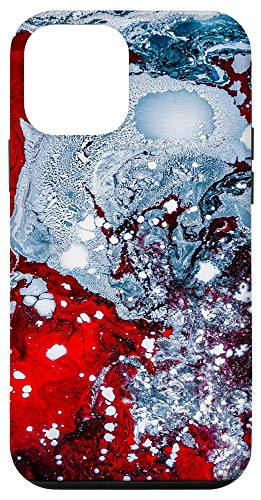 iPhone 12 mini Candy Coat Red Paint Spill Psychedelic Trippy Design Case