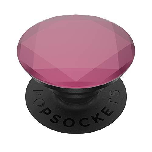 PopSockets  PopGrip with Swappable Top for Phones and Tablets - Metallic Diamond Plum Berry