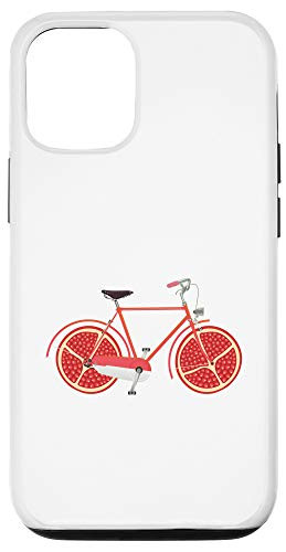 iPhone 12 12 Pro Cycling Biking Bicycle Bike Cyclist Pomegranate Wheels Gift Case