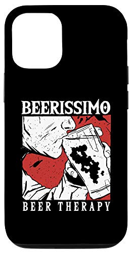 iPhone 12 12 Pro Beerissimo Beer Therapy Drinker Drink Alcohol Party Gift Case