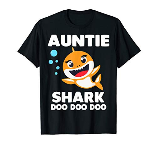 Auntie Shark Shirt Doo Doo Uncle Mommy Daddy Aunt T-Shirt Auntie Shark Shirt Doo Doo Uncle Mommy Daddy Aunt T-Shirt