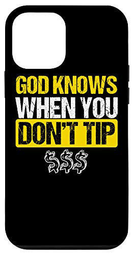 iPhone 12 mini God Knows Do Not Tip Barman Barkeeper Waiters Bartender Gift Case