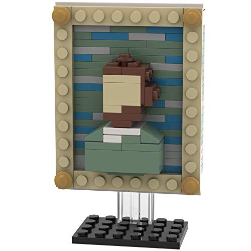 Famous Painting Van Gogh's Self Portrait Building Kit Model MOC Building Blocks Toy for Ages 6Plus Creative Building Bricks for Boy and Girl  100 PCS