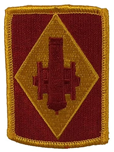 US ARMY 75TH FIELD ARTILLERY BRIGADE Patch - Red Gold - Veteran Owned Business.