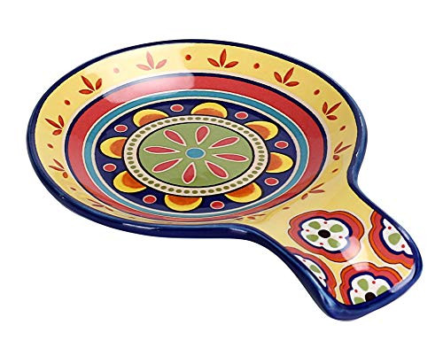 Bico Tunisian Ceramic Spoon Rest  Dishwasher Safe