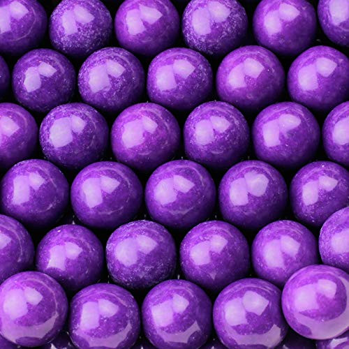 Gumballs for Gumball Machine - 1 Inch Large Gumballs - Grape Flavored Bubble Gum Purple Gumballs - Kids Gum - Bulk Gum Balls 2 Lb