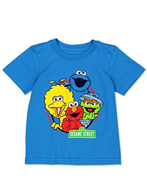 Sesame Street Baby Toddler Boy's Girl's Short Sleeve T-Shirt Tee Sesame Street Blue 24 Months Sesame Street Baby Toddler Boy's Girl's Short Sleeve T-Shirt Tee Sesame Street Blue 24 Months