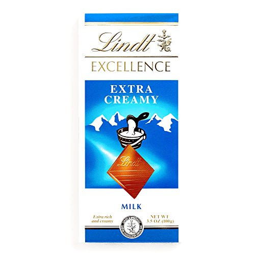 Lindt Excellence Extra Creamy Milk Chocolate Bar 3.5 oz each 3 Items Per Order Lindt Excellence Extra Creamy Milk Chocolate Bar 3.5 oz each 3 Items Per Order