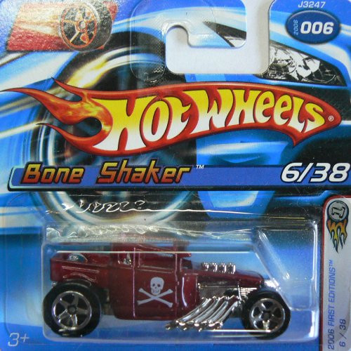 Hot Wheels 2006 First Editions 6 38 Bone Shaker 006 on Short Card