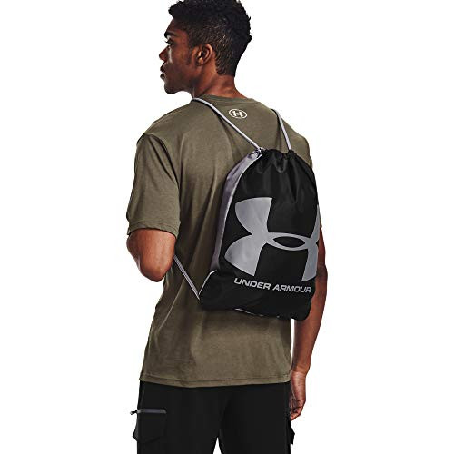 Under Armour Adult Ozsee Sackpack   Black  005  Steel   One Size Fits All