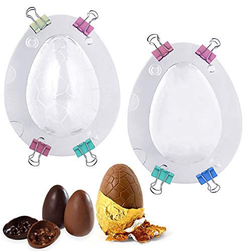 2PCS Easter Egg Large Size 3D Dinosaur Egg Chocolate Mold Giant Ostrich Egg Chocolate Cake Fondant Mould Baking Sugar Craft Decorating Mold Tool Soap Shape Jelly Soap Mould Pack Bomb 15x11.5cm Acrylic 2PCS Easter Egg Large Size 3D Dinosaur Egg Chocolate Mold Giant Ostrich Egg Chocolate Cake Fondant Mould Baking Sugar Craft Decorating Mold Tool Soap Shape Jelly Soap Mould Pack Bomb 15x11.5cm Acrylic