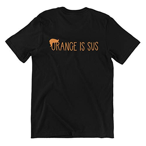 Orange is Sus Among Us Shirt  Amoung Us Game Merch Tees Adult Tshirt Mens M Tee