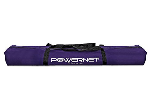 PowerNet Baseball Softball Bow Style Net Replacement Bag ONLY  Purple  Fits 7 x 7 Practice Net Systems  Heavy Duty Canvas  Team Colors Available  Industrial Zipper  Dual Shoulder Straps