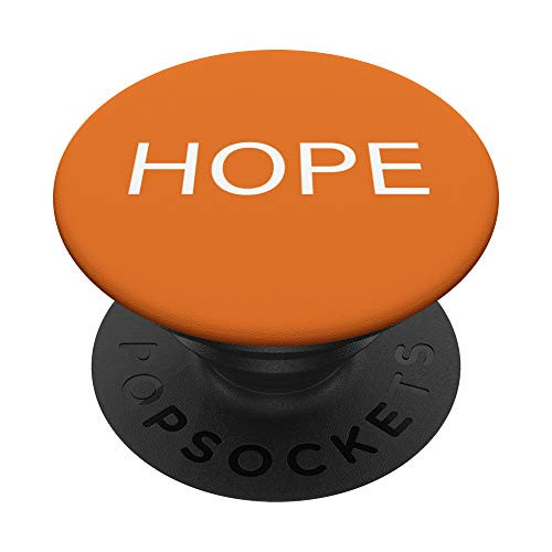 HOPE Leukemia Cancer Awareness - Orange PopSockets Grip and Stand for Phones and Tablets HOPE Leukemia Cancer Awareness - Orange PopSockets Grip and Stand for Phones and Tablets